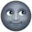 Lua nova com rosto U+1F31A Lua nova com rosto U+1F31A