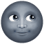 Lua nova com rosto U+1F31A