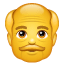 Emoji homem idoso U+1F474