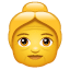 Emoji mulher idosa U+1F475