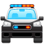 Carro da polícia U+1F694 Carro da polícia U+1F694