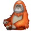 Emoji de orangotango U+1F9A7 Emoji de orangotango U+1F9A7