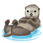 Smiley lontra U+1F9A6 Smiley lontra U+1F9A6