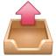 Emoji da caixa de saída U+1F4E4