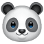 Emoji panda whatsapp U+1F43C Emoji panda whatsapp U+1F43C