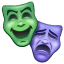 Emoji máscaras U+1F3AD