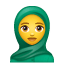 véu emoji U+1F9D5 véu emoji U+1F9D5