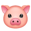 Emoji cabeça de porco U+1F437 Emoji cabeça de porco U+1F437