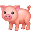 Emoji porco U+1F416 Emoji porco U+1F416
