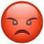 Carinha zangada Whatsapp U+1F621 Carinha zangada Whatsapp U+1F621