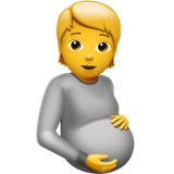 Emoticon de pessoa grávida U+1FAC4 Emoticon de pessoa grávida U+1FAC4