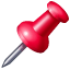 Emoji pino de marcação U+1F4CC Emoji pino de marcação U+1F4CC