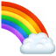 Emoji arco-íris U+1F308