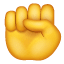 Punho levantado Whatsapp U+270A Punho levantado Whatsapp U+270A