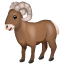 Emoji de carneiro U+1F40F Emoji de carneiro U+1F40F