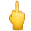 Emoji dedao Whatsapp U+1F595 Emoji dedao Whatsapp U+1F595