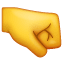 Emoji punho fechado direita U+1F91C Emoji punho fechado direita U+1F91C