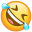 Rolando chão rindo U+1F923