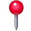 Emoji tachinha redonda U+1F4CD Emoji tachinha redonda U+1F4CD