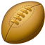Emoji de rugby U+1F3C9