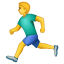 Emoji pessoa correndo U+1F3C3 Emoji pessoa correndo U+1F3C3