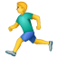 Emoji pessoa correndo U+1F3C3