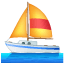 Emoji de veleiro U+26F5 Emoji de veleiro U+26F5