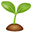 Emoji muda U+1F331 Emoji muda U+1F331