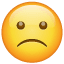 Emoji aflito U+1F641 Emoji aflito U+1F641