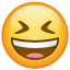 Emoji XD de taque de riso U+1F606 Emoji XD de taque de riso U+1F606