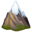 Emoji montanha coberta de neve U+1F3D4 Emoji montanha coberta de neve U+1F3D4