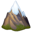 Emoji montanha coberta de neve U+1F3D4