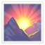 Sonnenaufgang Berge Emoji U+1F304 Sonnenaufgang Berge Emoji U+1F304