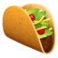 Emoji de taco U+1F32E Emoji de taco U+1F32E