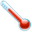 Emoji de termômetro U+1F321 Emoji de termômetro U+1F321