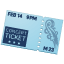 Bilhete U+1F3AB Bilhete U+1F3AB