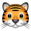 Emoji tigre U+1F42F Emoji tigre U+1F42F