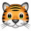 Emoji tigre U+1F42F