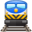 Trem de frente U+1F686 Trem de frente U+1F686