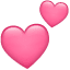 Emoji dois corações U+1F495