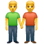 Emoji dois homens dando as mãos U+1F46C Emoji dois homens dando as mãos U+1F46C