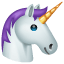 Emoji unicórnio U+1F984 Emoji unicórnio U+1F984