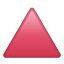 Emoji de triângulo vermelho U+1F53A Emoji de triângulo vermelho U+1F53A