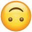 Emoji de cabeça para baixo U+1F643 Emoji de cabeça para baixo U+1F643