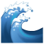 Emoji onda U+1F30A