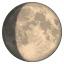 Emoji da lua crescente U+1F314 Emoji da lua crescente U+1F314