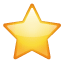 Emoji Estrela (Branca) tamanho médio U+2B50 Emoji Estrela (Branca) tamanho médio U+2B50