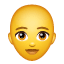 mulher com careca U+1F469 U+1F9B2 mulher com careca U+1F469 U+1F9B2