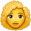 mulher com cacho U+1F469 U+1F9B1 mulher com cacho U+1F469 U+1F9B1