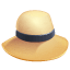 Chapéu whatsapp U+1F452